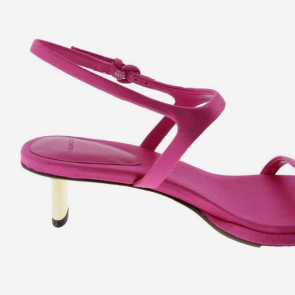 New w/out box - Vince Pink Ester Ankle Strap Sandals - Size 7M - Picture 2 of 16